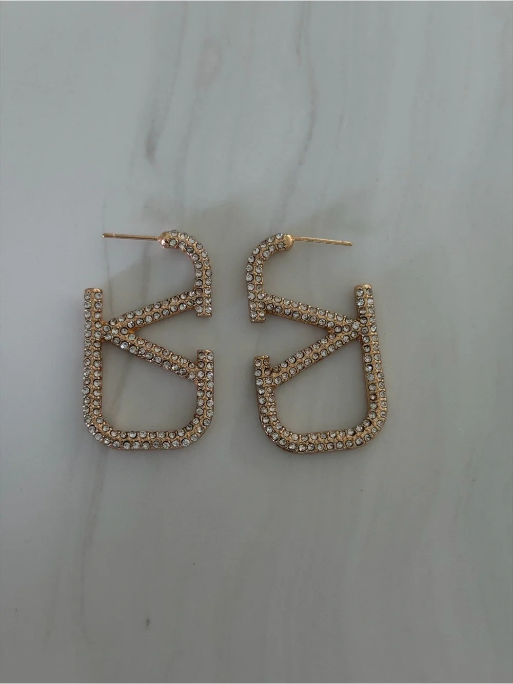 Gold  Tone Drop Earrings